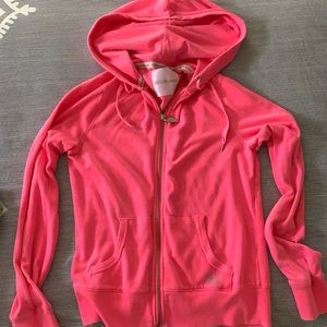 Victors secret pink hoodie with wings